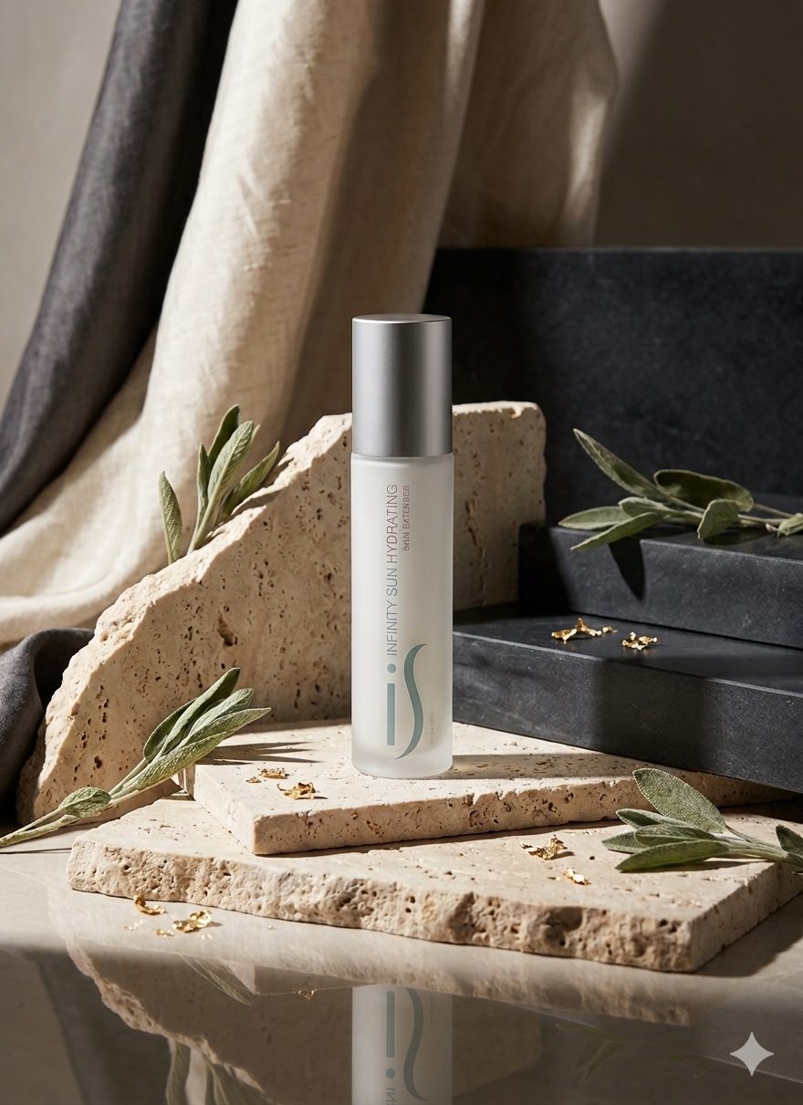 Unity NR formula bottle on travertine